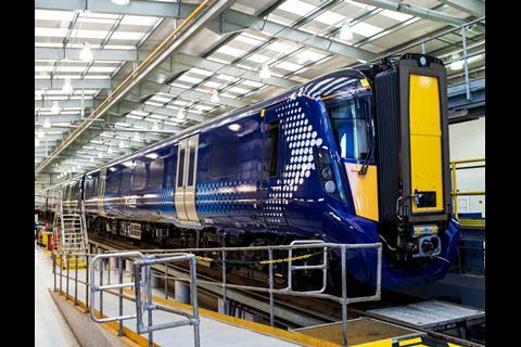 ScotRail has now taken delivery of around half the 70 Class 385 EMUs on order from Hitachi.
